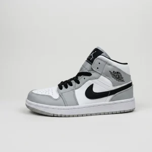 کتونی نایک Air Jordan 1 High سفید طوسی