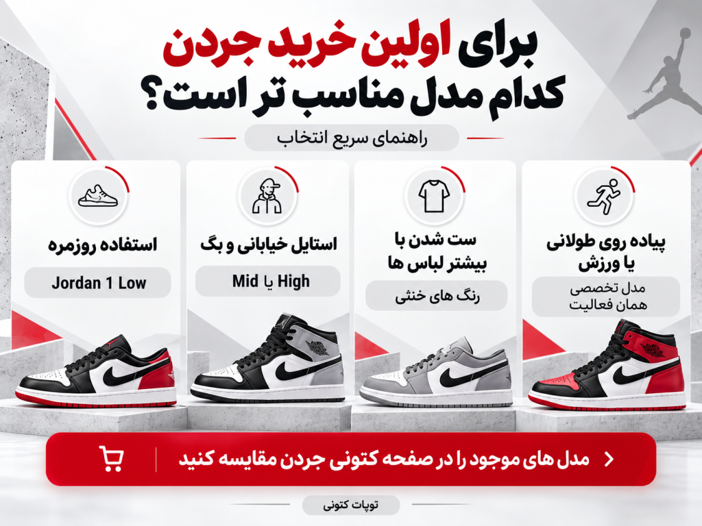 برای اولین خرید جردن کدام مدل را انتخاب کنیم؟